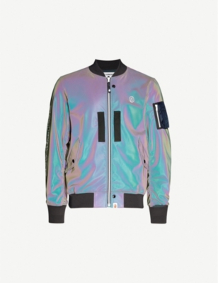 bathing ape reflective jacket