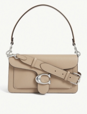 coach beige shoulder bag