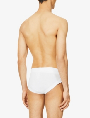 Hanro Stretch Cotton Essentials Briefs In White