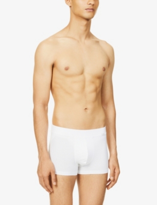 Hanro Natural Function Stretch-jersey Trunks In White