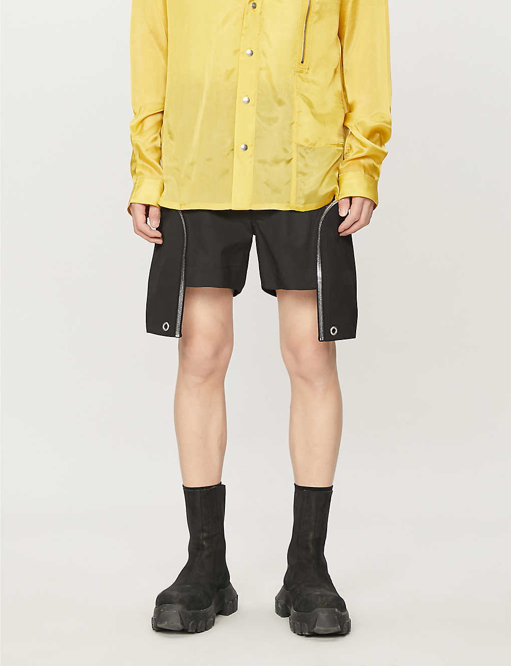 RICK OWENS Thomas cotton-blend shorts