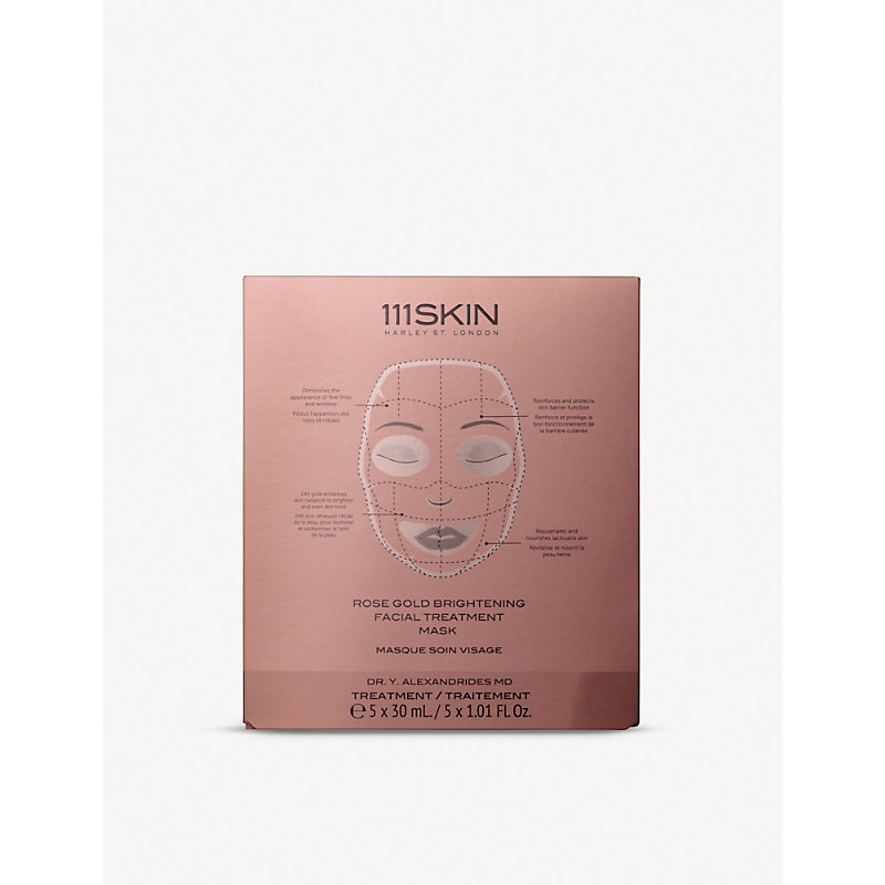 111skin Rose Gold Brightening Facial Treatment Set Of Five Masks