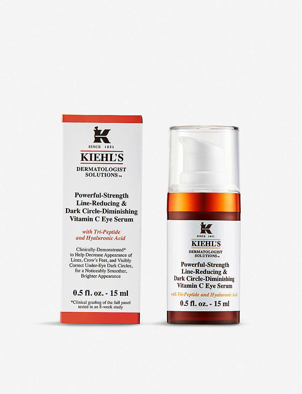Shop Kiehl's Since 1851 Powerful-strength Line-reducing & Dark Circle-diminishing Vitamin C Eye Serum