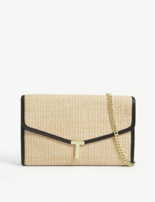 ted baker black clutch bag sale