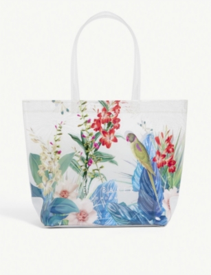 ted baker floral tote bag