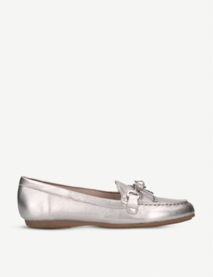 sfære klart Skygge ALDO - Adrerinia metallic leather loafers | Selfridges.com