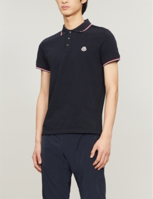 moncler navy polo