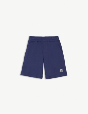 MONCLER - Logo-patch cotton shorts 4-14 
