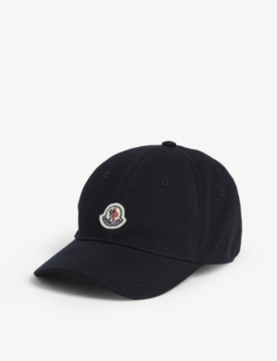 MONCLER - Kids logo patch baseball cap 