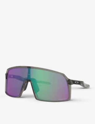 Oakley Oo9406 Sutro Wraparound Sunglasses In Grey