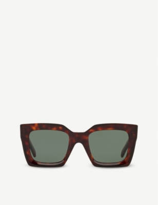 CELINE: CL40130I tortoiseshell acetate sunglasses