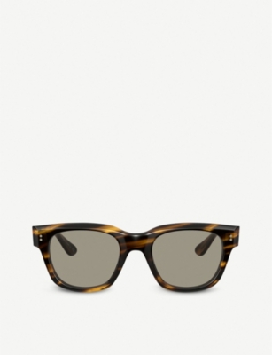 OLIVER PEOPLES: OV5433U Shiller acetate square-frame sunglasses