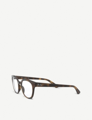 Ray Ban Rx4324v Tortoise Shell Round Frame Glasses Selfridges Com