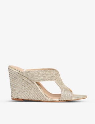 LK BENNETT: Sonia rope wedge sandals