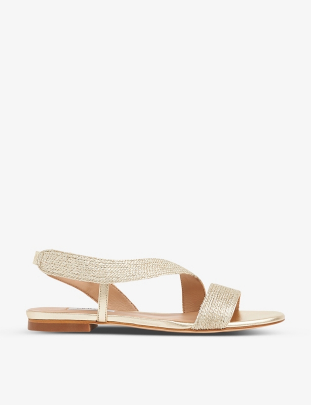 Rachel open-toe canvas sandals