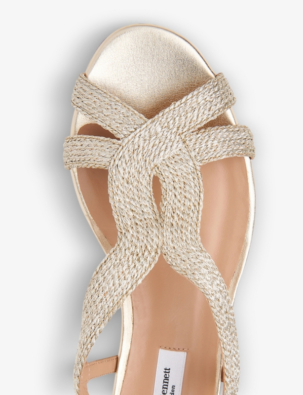 Renee open-toe woven sandals