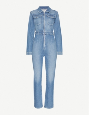 denim jumpsuit good american