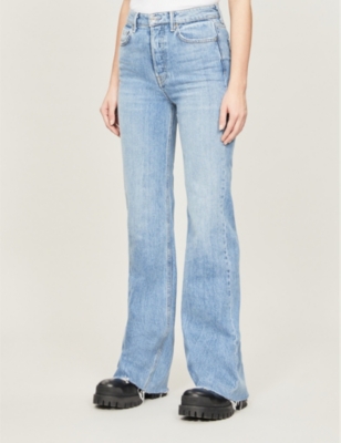 grlfrnd carla flare jeans