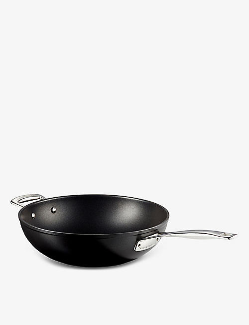 LE CREUSET: Toughened Non-Stick aluminium stir-fry pan with helper handle 30cm
