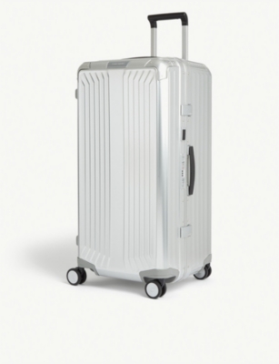 case Lite-Box SAMSONITE cabin suitcase 4 - aluminium 80cm hard wheel Trunk Alu