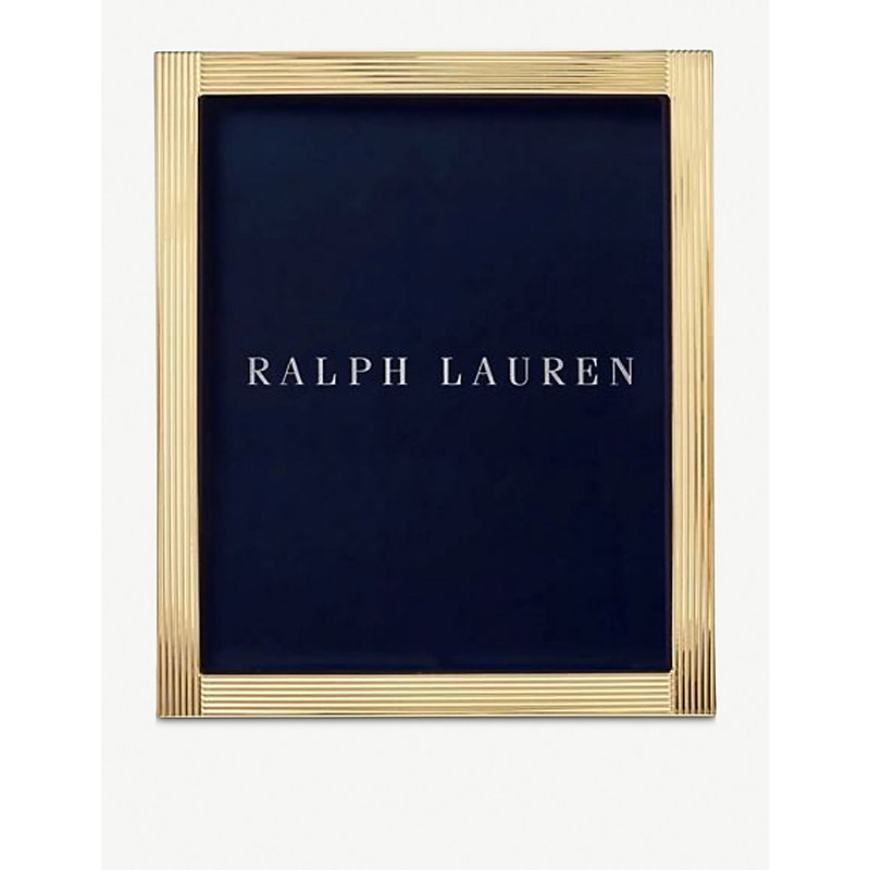 Ralph Lauren Luke 18ct Gold-plated Photo Frame 5x7"