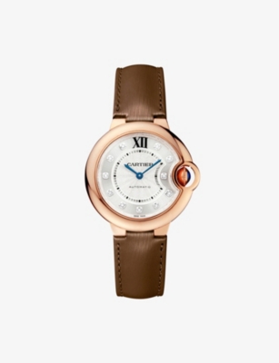 Cartier Rose Gold Crwgbb0038 Ballon Bleu De  18ct Rose-gold, 11 Brilliant-cut Diamonds, Cabochon Sapp
