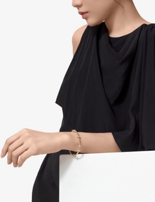 CARTIER: Écrou de Cartier 18ct rose-gold and diamond bracelet