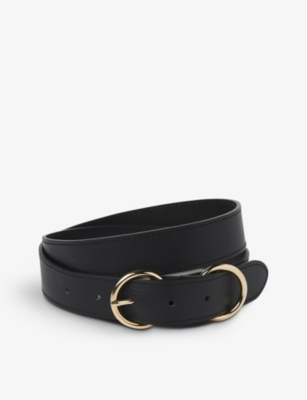 WHISTLES: Double-ring leather belt
