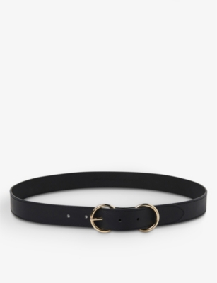 WHISTLES: Double-ring leather belt
