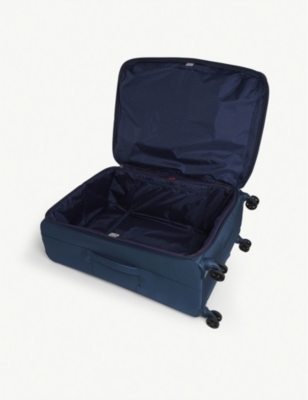 DELSEY: Montmartre Air 2.0 four-wheel recycled woven suitcase 83cm