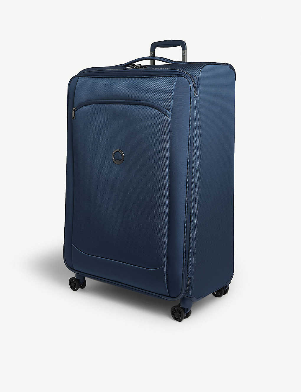 Delsey Montmartre Air 2.0 Four-wheel Recycled Woven Suitcase 83cm In Blue
