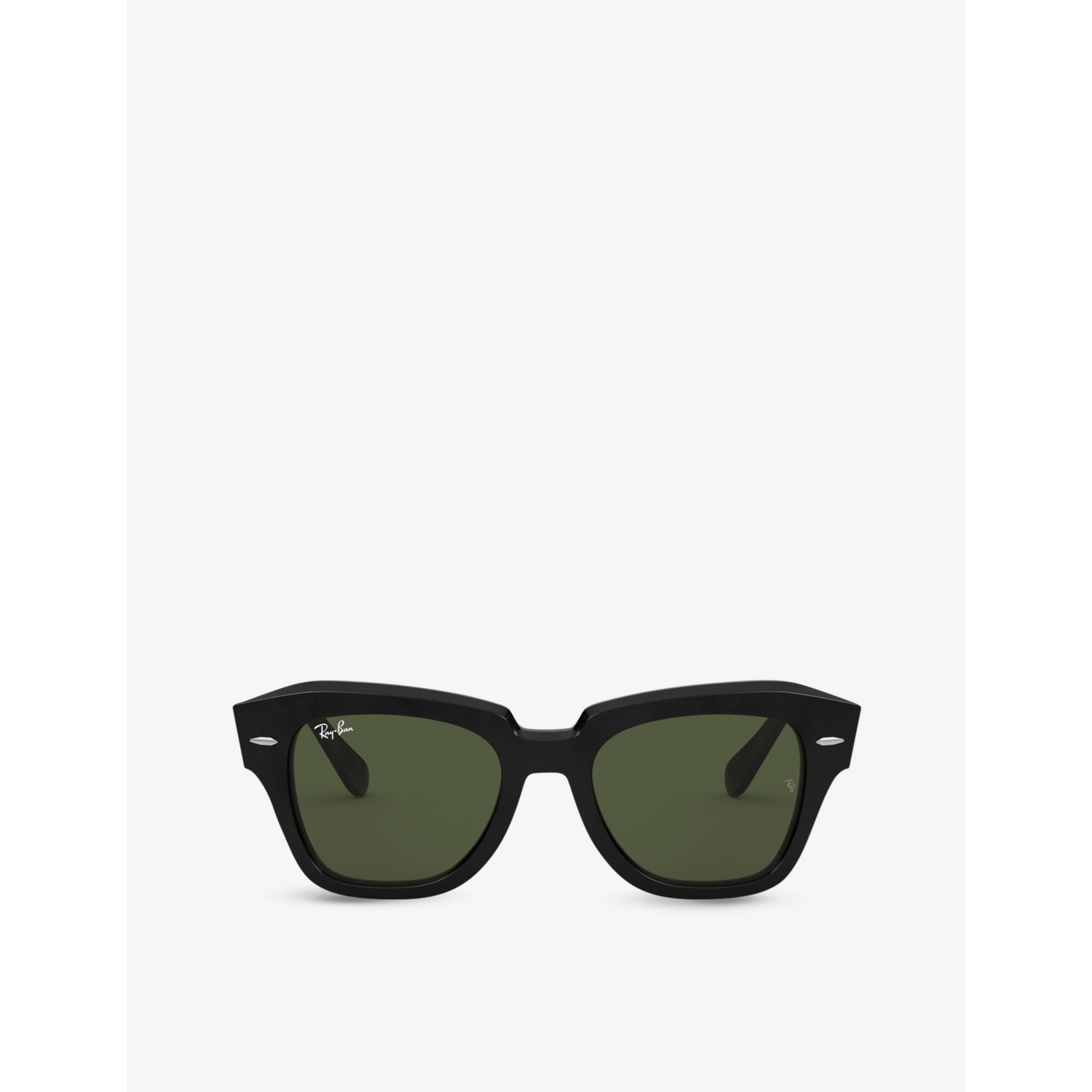 Ray-Ban RB2186 Rectangular-Frame Acetate Sunglasses