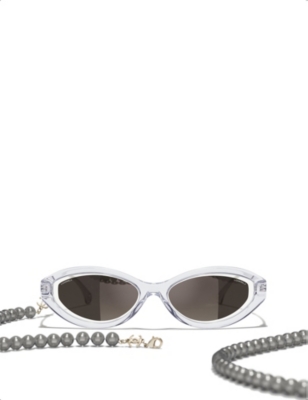 Oval 2024 chanel sunglasses