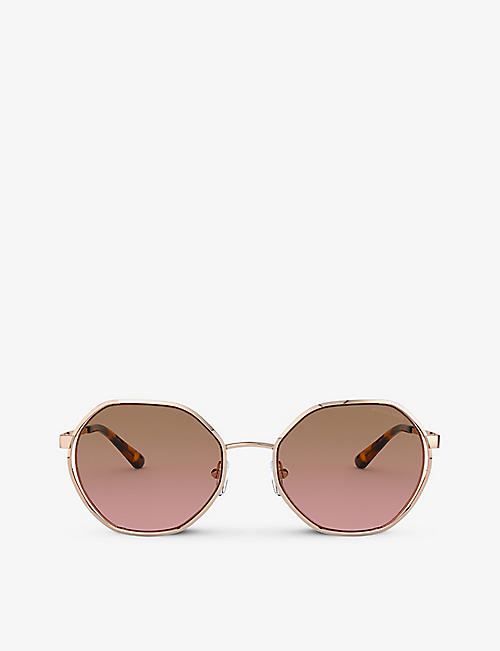 MICHAEL KORS: MK1072 Porto irregular-frame sunglasses