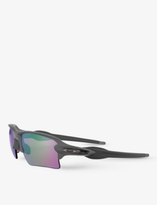 Oakley Mens Silver Oo9188-f359 Flak&trade; 2.0 Xl O Matter&trade; Rectangular-framed Sunglasses In Silver