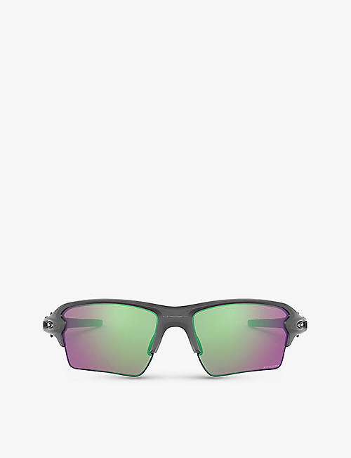 OAKLEY: OO9188-F359 Flak&trade; 2.0 XL O Matter&trade; rectangular-framed sunglasses