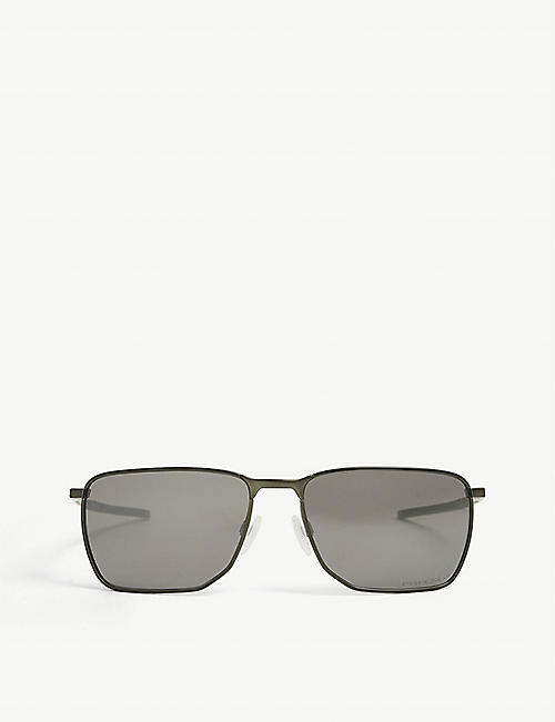 OAKLEY: OO4142 Ejector metal rectangular-frame sunglasses