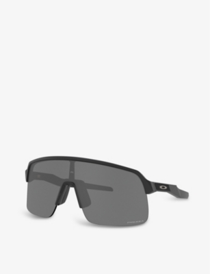 Oakley Mens Black Oo9463 39 Sutro Acetate Wraparound Sunglasses In Black