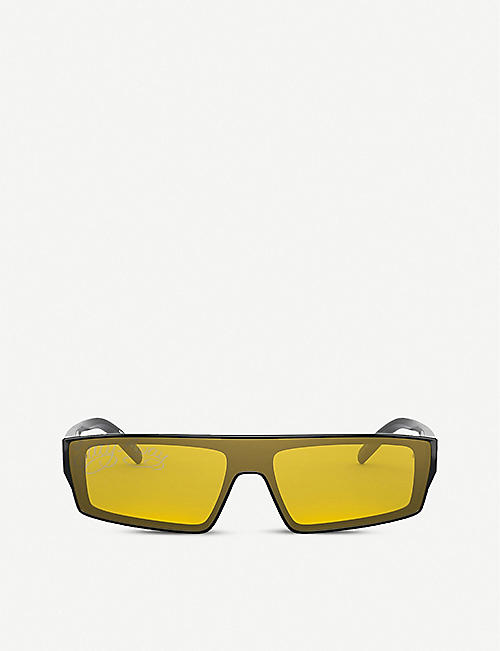 ARNETTE: AN4268 Arnette x Post Malone acetate rectangular sunglasses