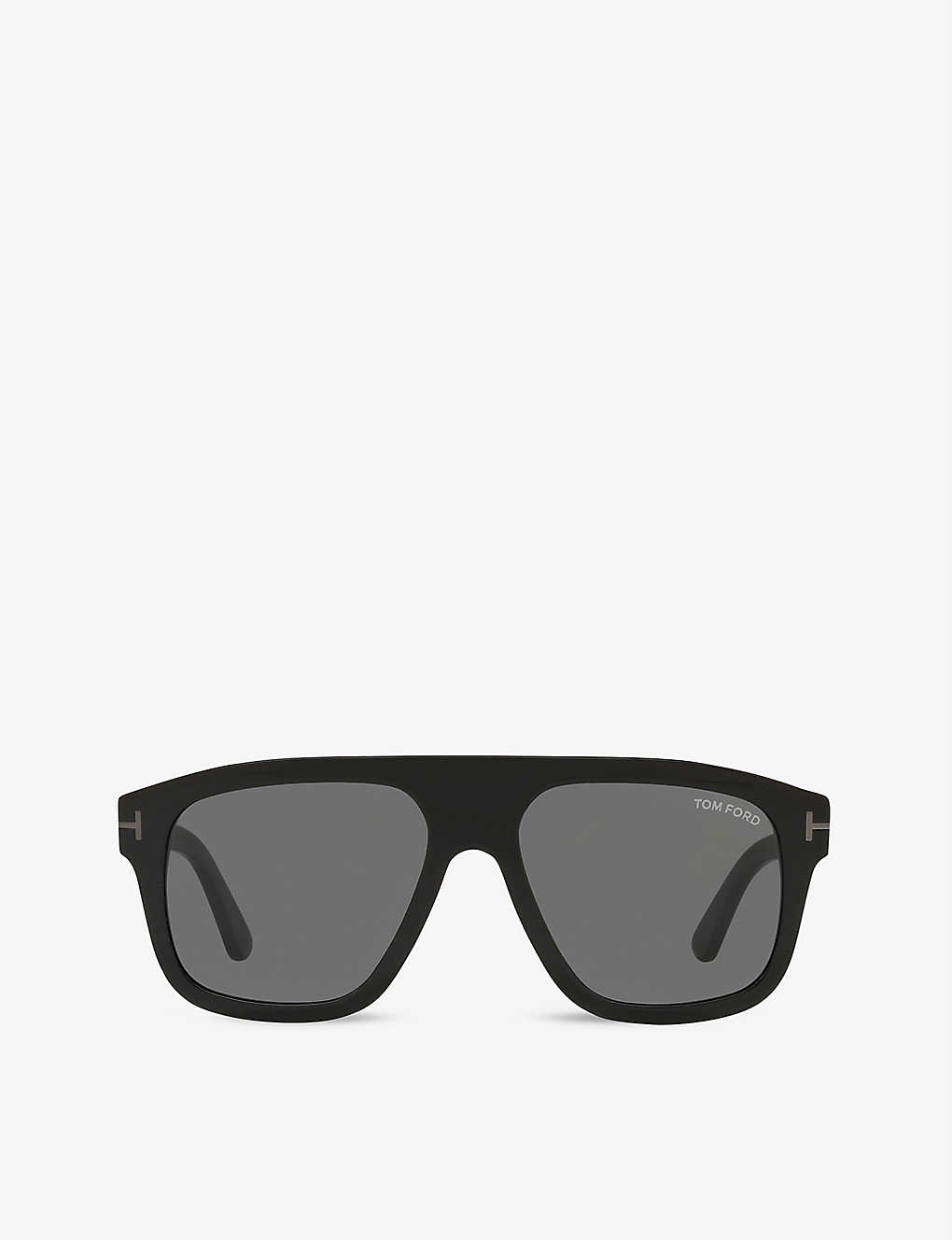 Tom Ford Ft0777-n 56 Thor Square-frame Acetate Sunglasses In Black