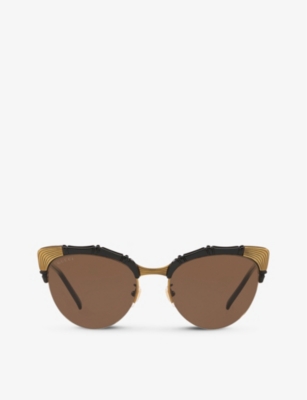 gucci sunglasses with bamboo detail