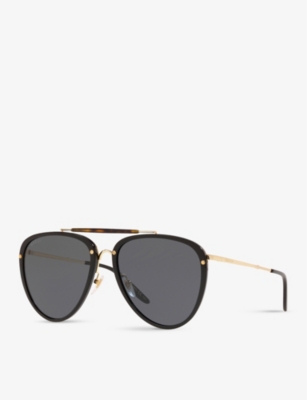 gucci women's aviator glasses