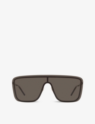 Off-White c/o Virgil Abloh Virgil 145mm Square Sunglasses in Black