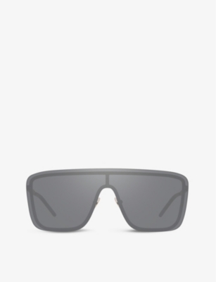 Saint Laurent Sl364 Square Acetate Sunglasses In Black
