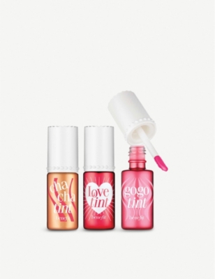 BENEFIT Love, Lip and Tint set of three