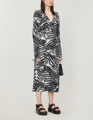 zebra print topshop dress