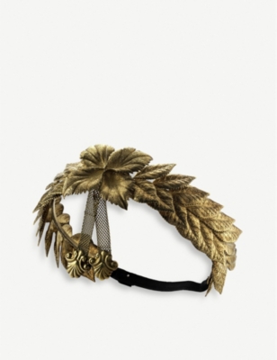 Gucci Archelogy Gold-tone Headpiece In Brass