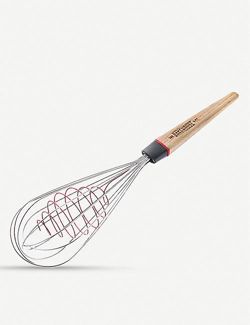BAKEHOUSE: Stainless steel and wood whisk