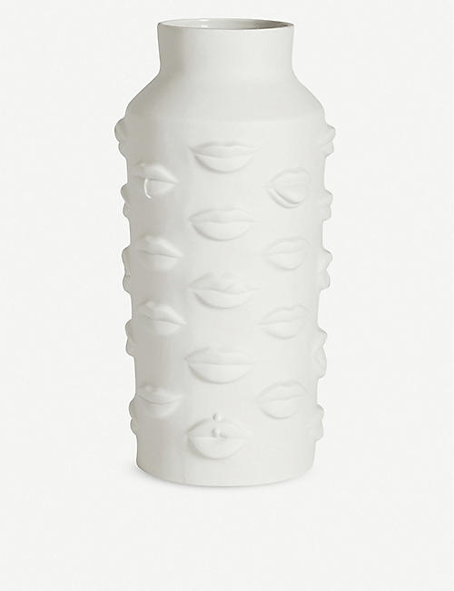 JONATHAN ADLER: Gala porcelain vase 39cm x 17cm