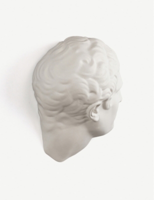 SELETTI: Male head porcelain decoration 37cm
